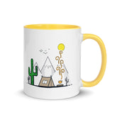 Camping Enthusiast Ceramic Mug with Outdoor Design